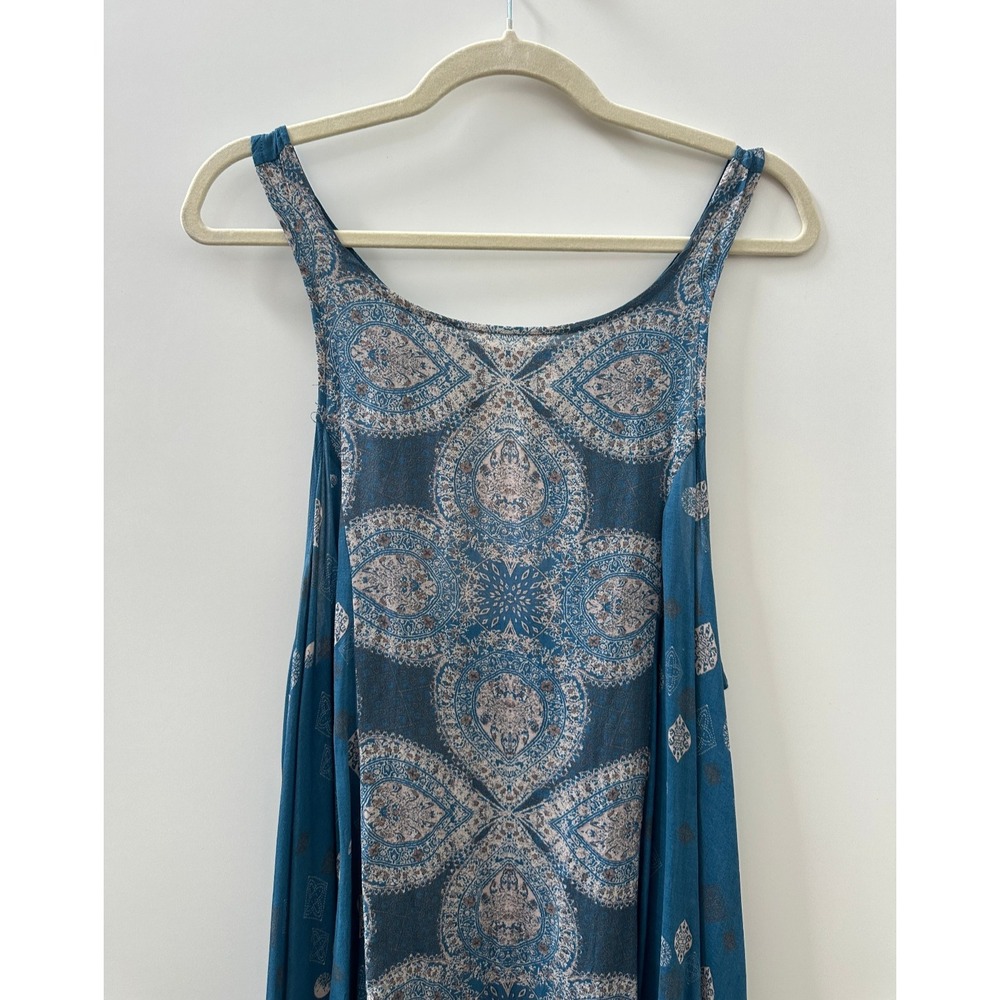 Intimately Free People Into You Sprinted Slip Dress Teal Boho Sabrina Carpenter - Picture 3 of 10
